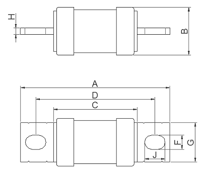 overall dimension of the ev fuse